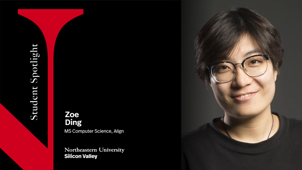 Zoe Ding, MS Computer Science Align, Student Spotlight