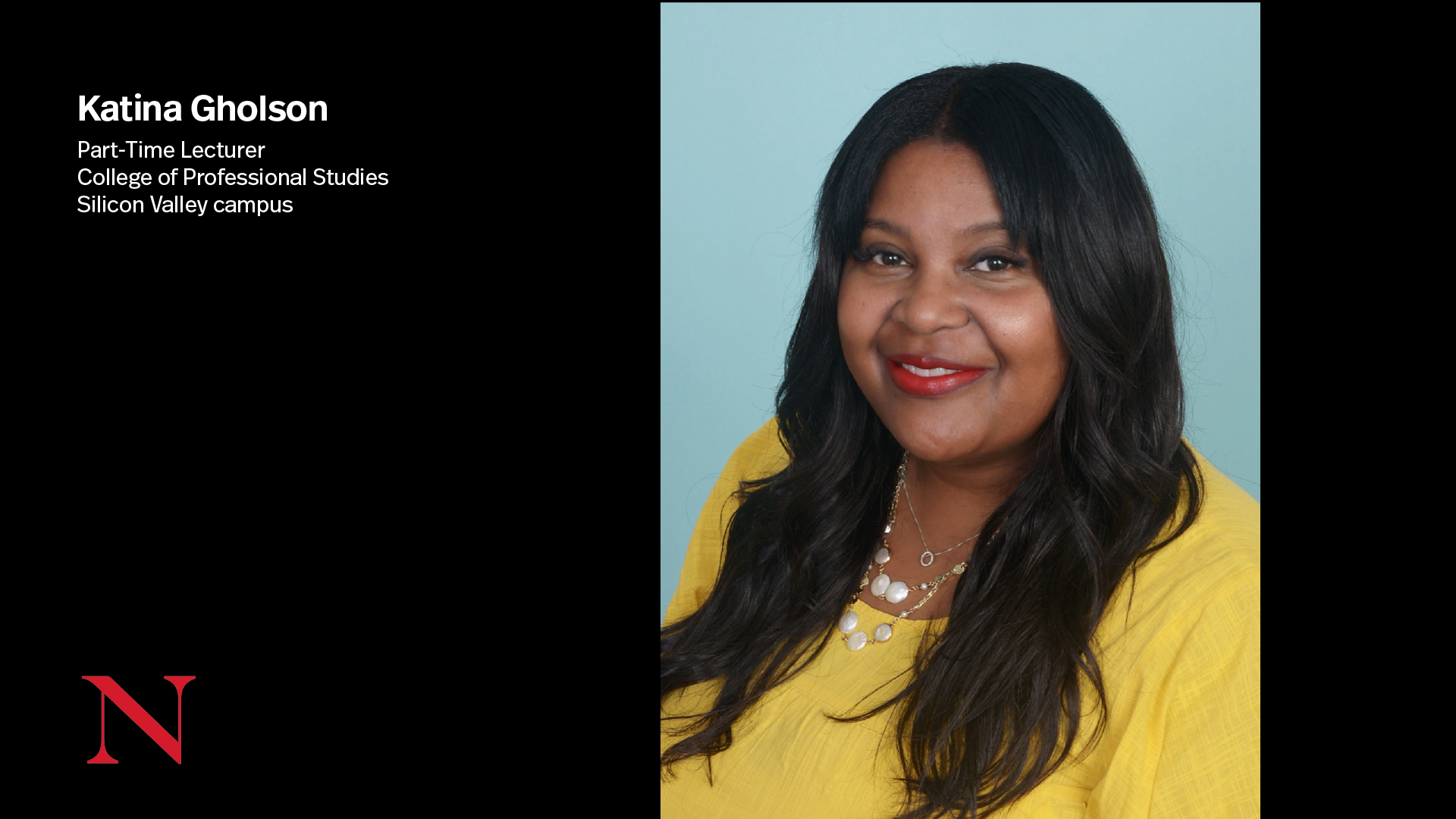 Faculty Feature: Katina Gholson, College of Professional Studies