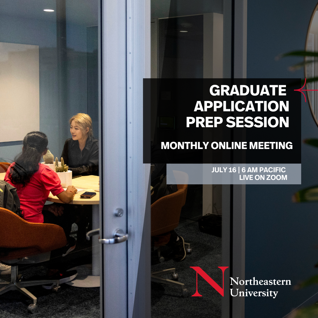 Graduate Application Prep Session