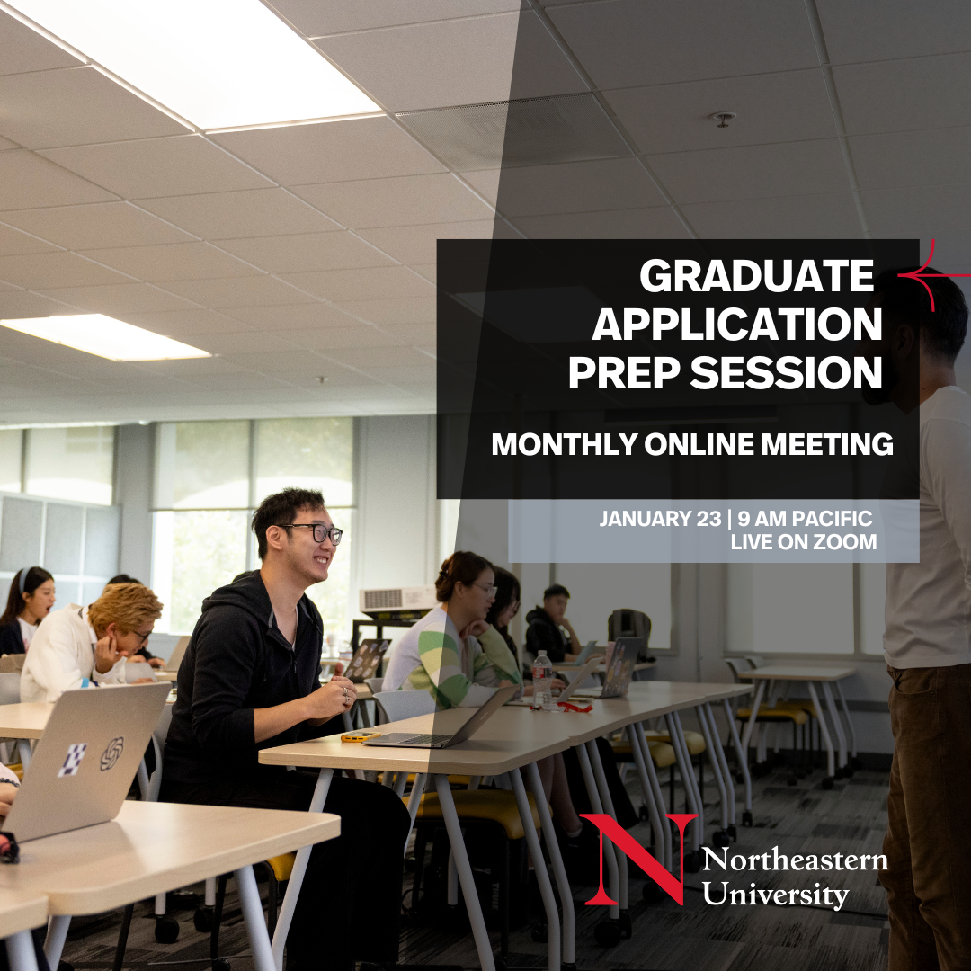 Graduate Application Prep Session