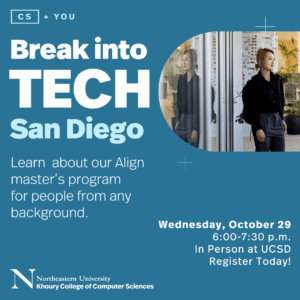 Graphic flyer advertising event, text matches the event listing