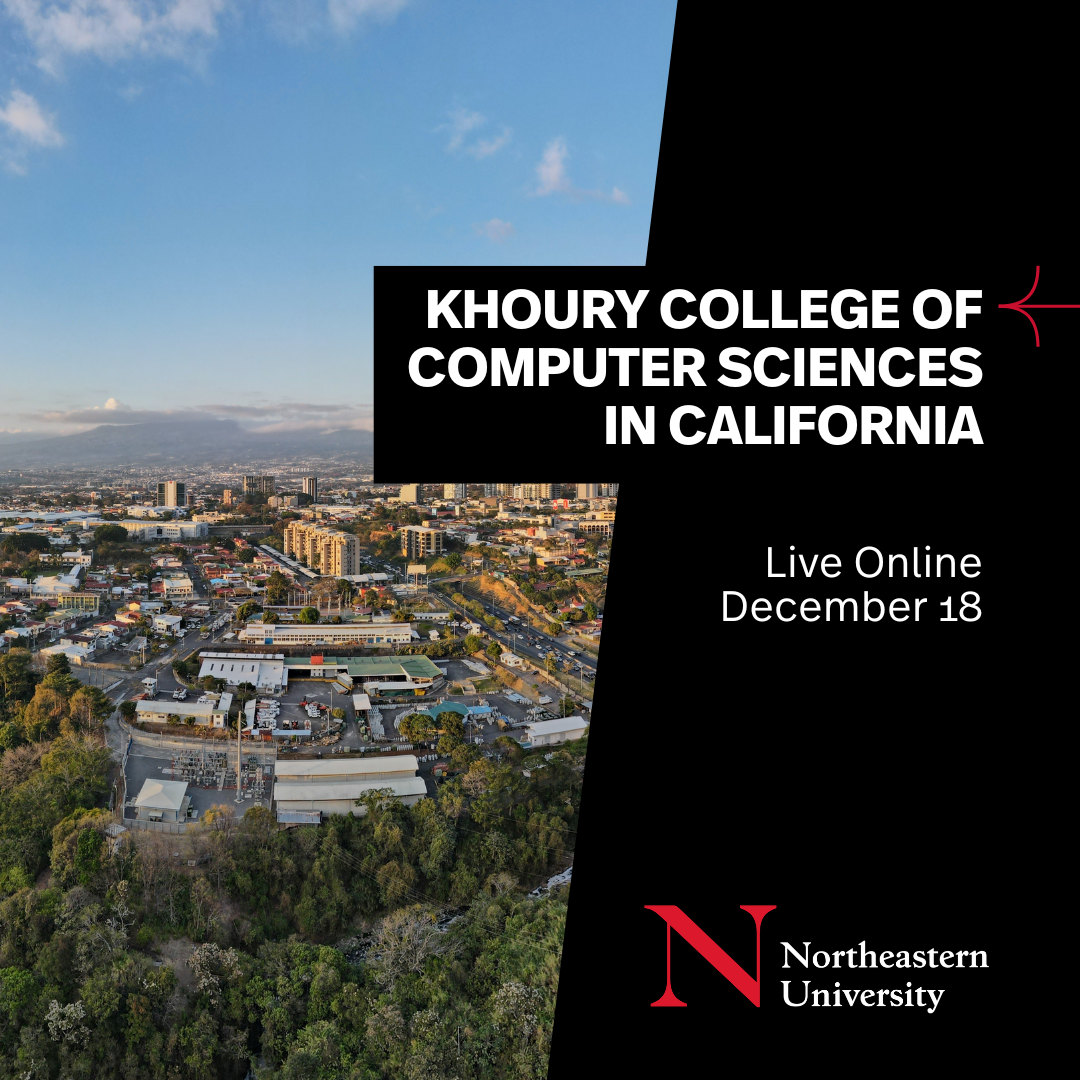 Khoury College in California Webinar