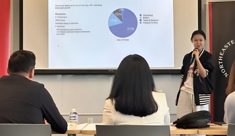 Eight student teams pitched real VCs in the middle of finals — and they were on point