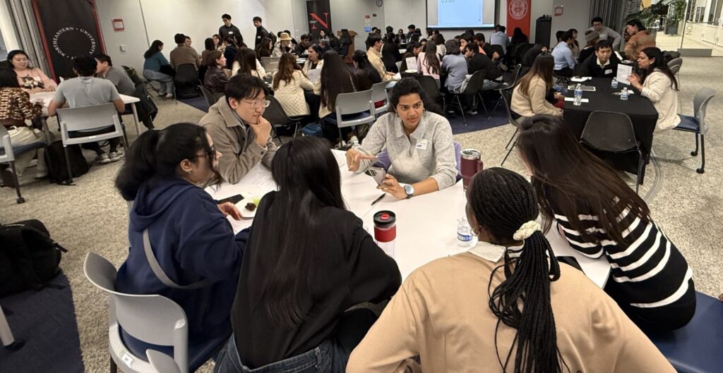 One conversation at a time: Northeastern’s Silicon Valley speed mentoring event
